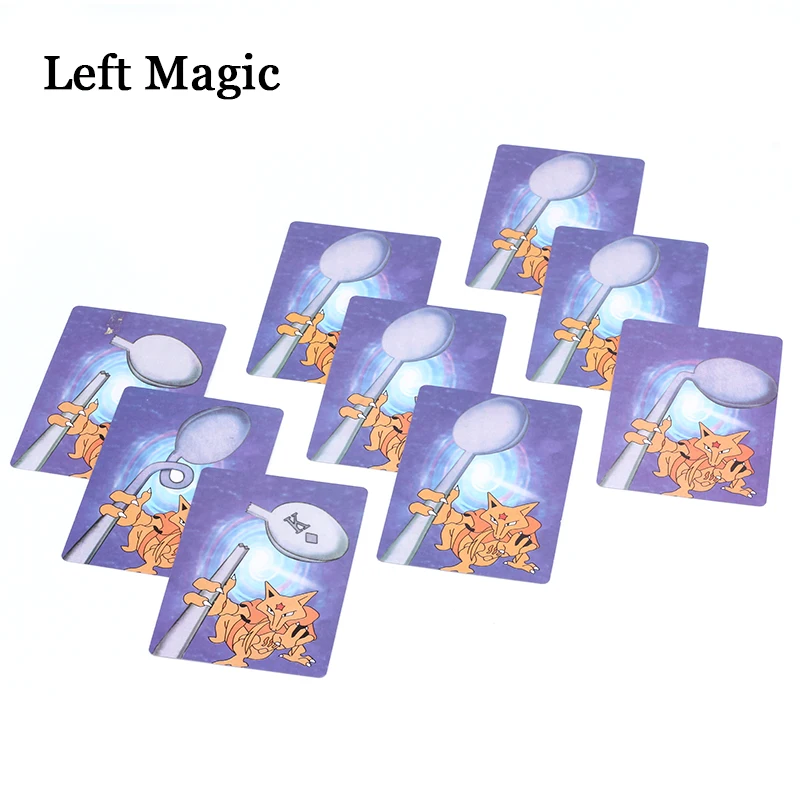 Набор ложек для карт карты волшебные трюки специальные сменные ложки магии