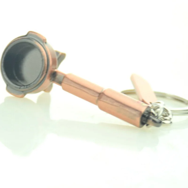 3d Кофе брелок для ключей металл кольцо Подвеска Темпер Мясорубка кухонная серия |