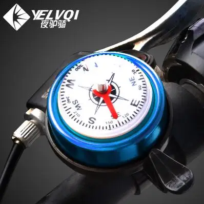 YELVQI MTB колокол с компасом для верховой езды оборудования - Цвет: blue