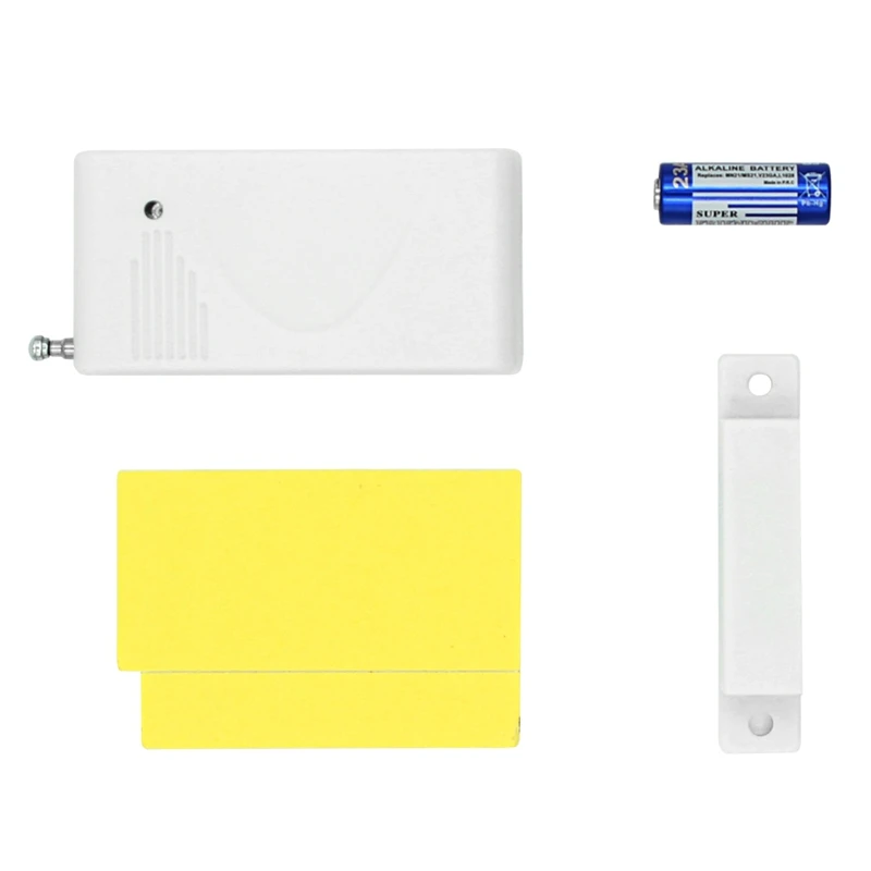 433MHz 2262 Code Wireless Window Door Sensor Magnetic Contact Wood Door Alarm Detector For Wireless GSM Home Alarm Panel