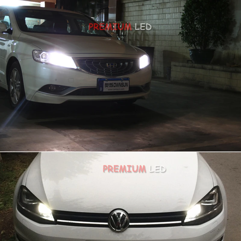 IJDM Высокая Мощность 6000K белый светодиодный 2835-SMD H15 Светодиодный лампы для Audi BMW