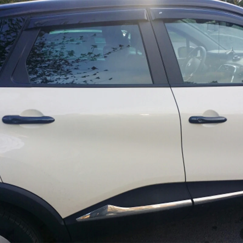Для Renault Captur Kaptur Samsung QM3 2013 2018 ABS углеродное волокно защита двери автомобиля ручка