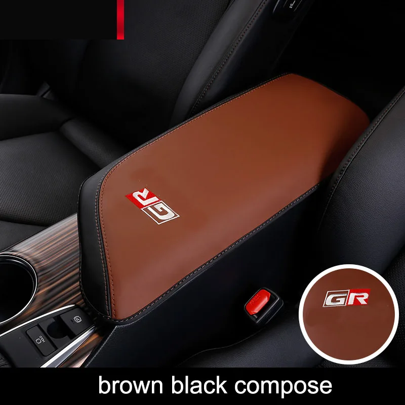 Lsrtw2017 автомобильный подлокотник волокнистая кожа чехол для toyota camry 2018 2019 xv70|cover