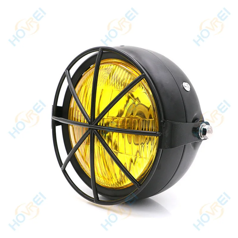 Новинка мотоциклетная фара 35 Вт в стиле ретро налобный фонарь маска для кафе