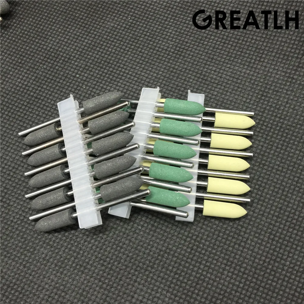 100 шт. стоматологические силиконовые Полировальные Алмазные зубы полировальная