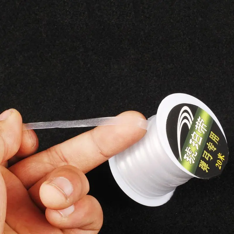 Новый Рогатка Резиновая лента завязывается белый цвет 20 м/65.62ft высокая