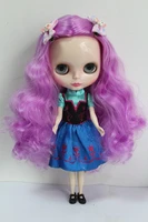 free shipping big discount rbl 145diy nude blyth doll birthday gift for girl 4colour big eyes dolls with beautiful hair cute toy