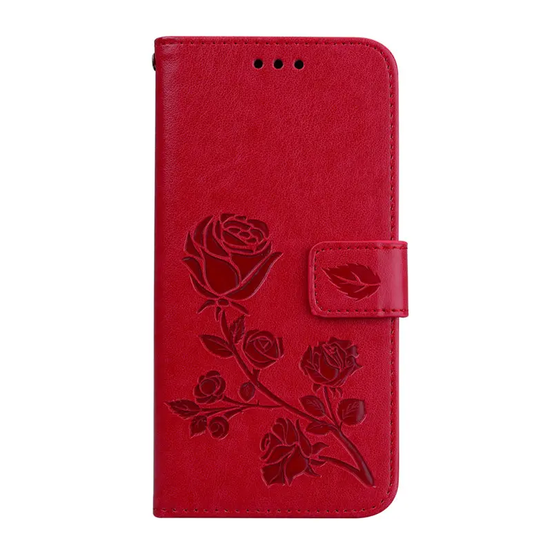 Red Для samsung Galaxy S10E S10 S9 S8 плюс j2 j4 j6 j8 A6 A7 A8 плюс чехол для телефона из искусственной кожи силиконовый держатель бумажник чехол E17E - Цвет: Red