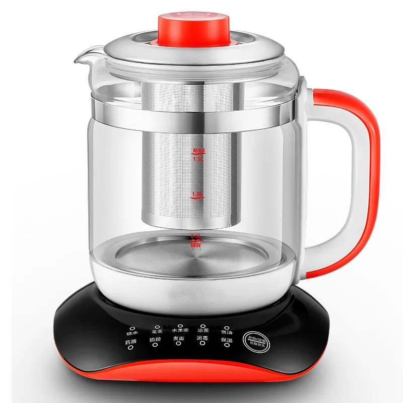 Electric kettle Multi-functional health care flower tea add thick glass pot | Бытовая техника