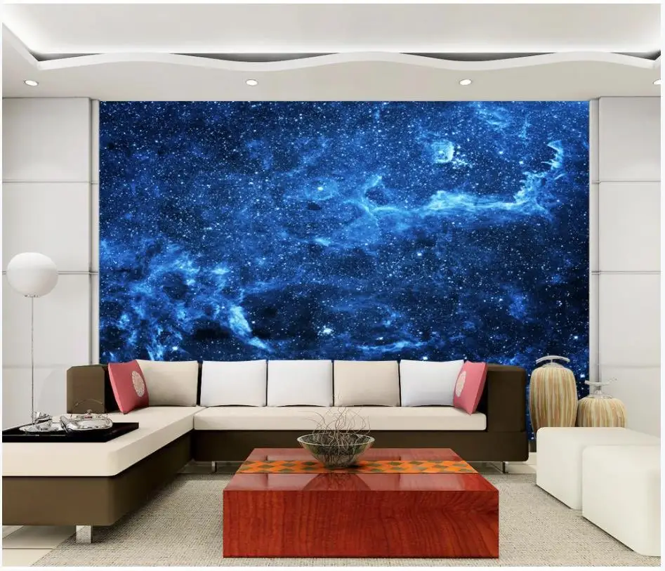 

Custom photo wallpapers 3d wall murals wallpaper Starry sky sofa background wall mural paintings wall papers home decor