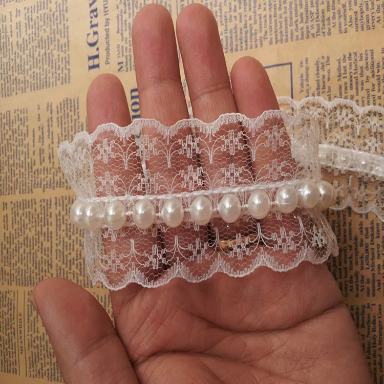 

15 ярдов, нигерийские Свадебные кружевные материалы для невесты, сетчатая кружевная ткань, высококачественный жемчуг, африканская кружевна...