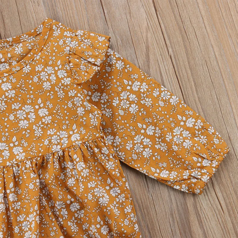 

2019 Toddler Baby Girls Flower Bodysuit Jumpsuit Outfits Playsuit Clothes
