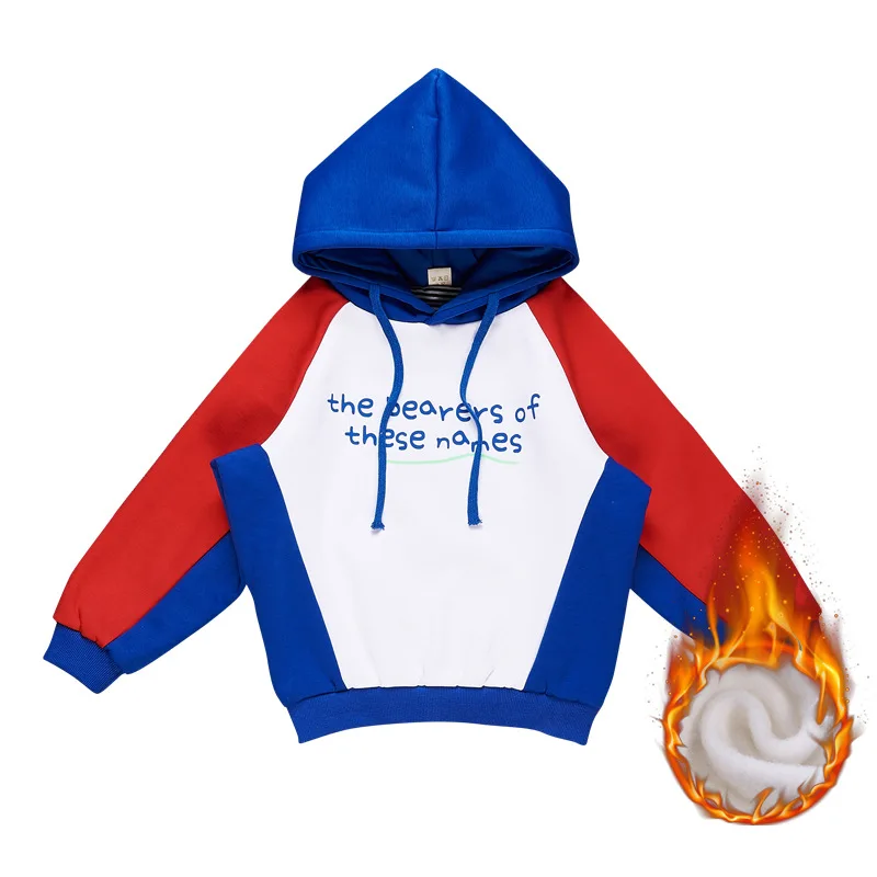 Baby Boy Clothes Set Toddler Kids Clothing Printed Long Sleeve Thick Winter Coat Hooded Hoodie Pants Sport Suits 2-10 Year ER003 |