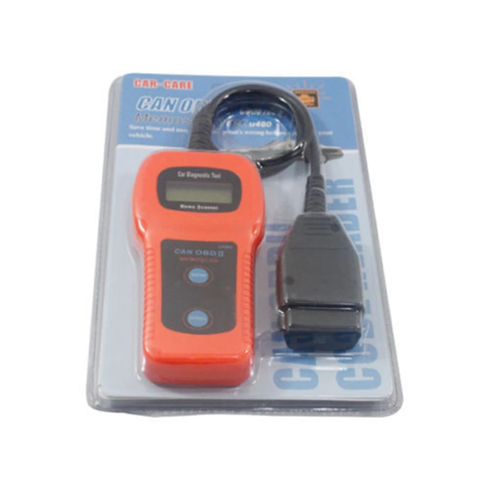 U480 OBDII OBD2 EOBD автомобильный диагностический двигатель автоматический сканер