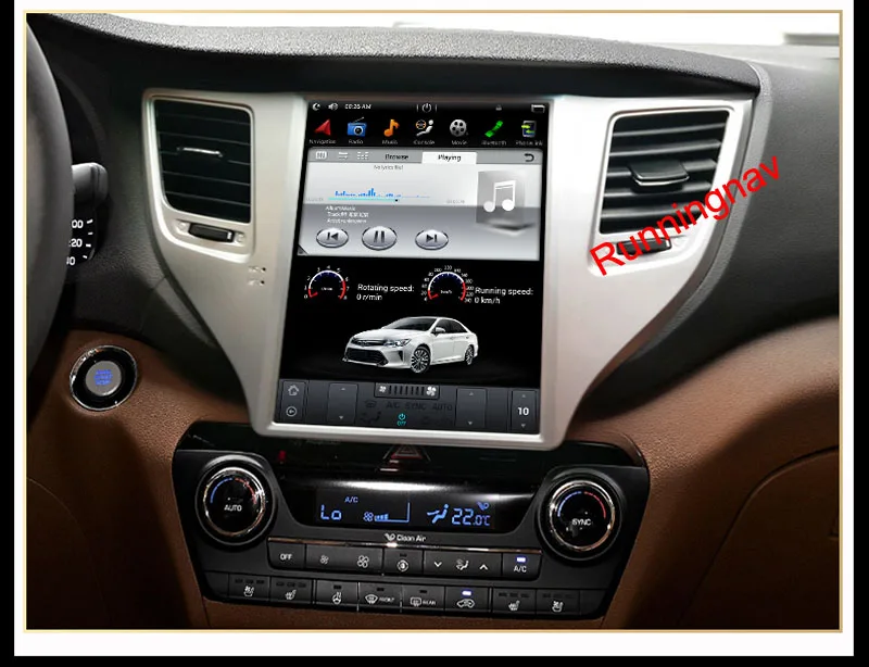 10 4 &quotТесла Тип Android Fit HYUNDAI TUCSON IX35/TUCSON 2015 2016 2017 2018 Автомобильный dvd плеер навигация