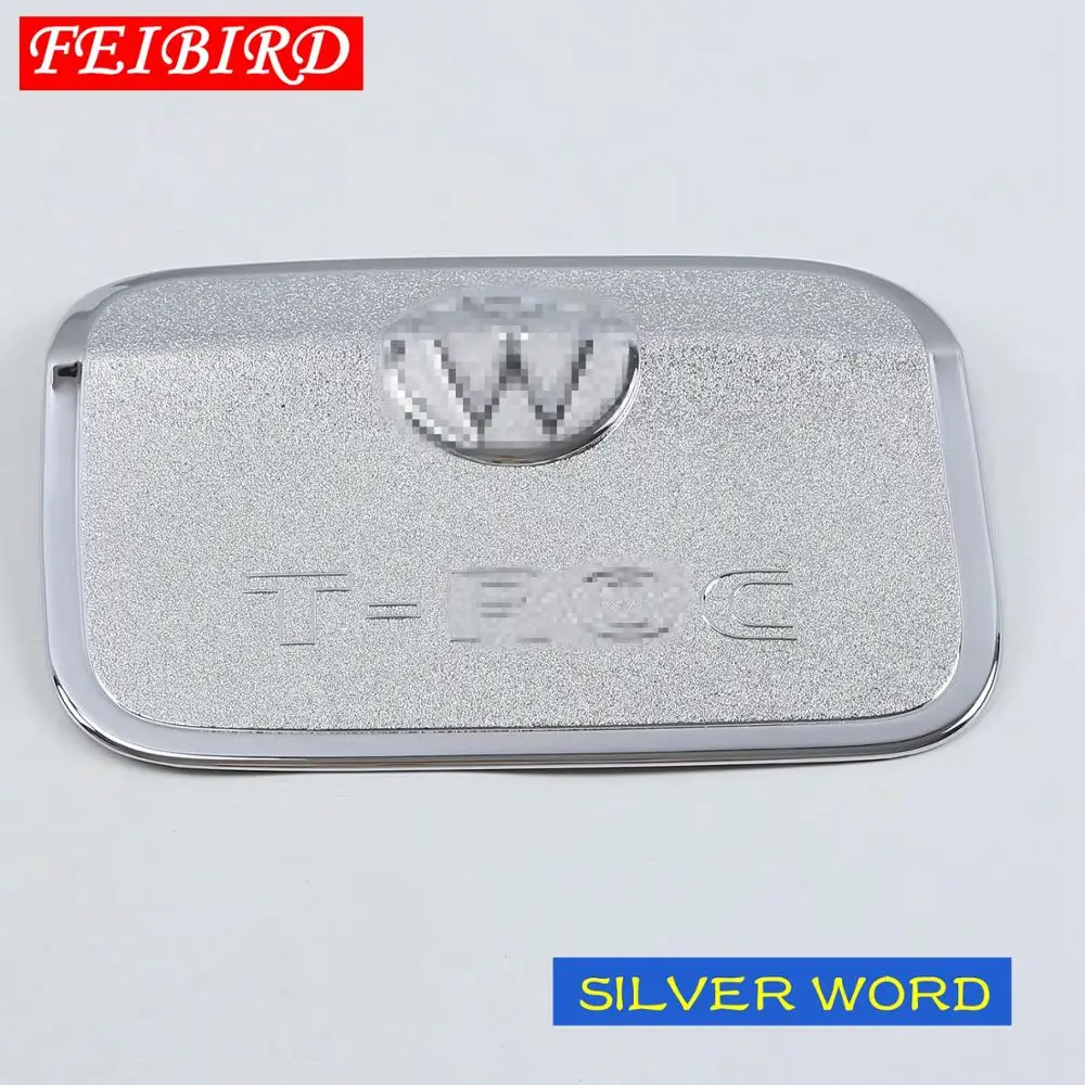 For Volkswagen T-Roc T Roc 2018 2019 Car Styling Gas/Fuel/Oil Tank Cover Cap Stick ABS Lamp Frame Trim | Автомобили и мотоциклы