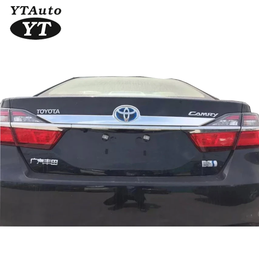 Высокое качество 2015 задний багажник обод литье протектор ABS хром для TOYOTA Camry YT