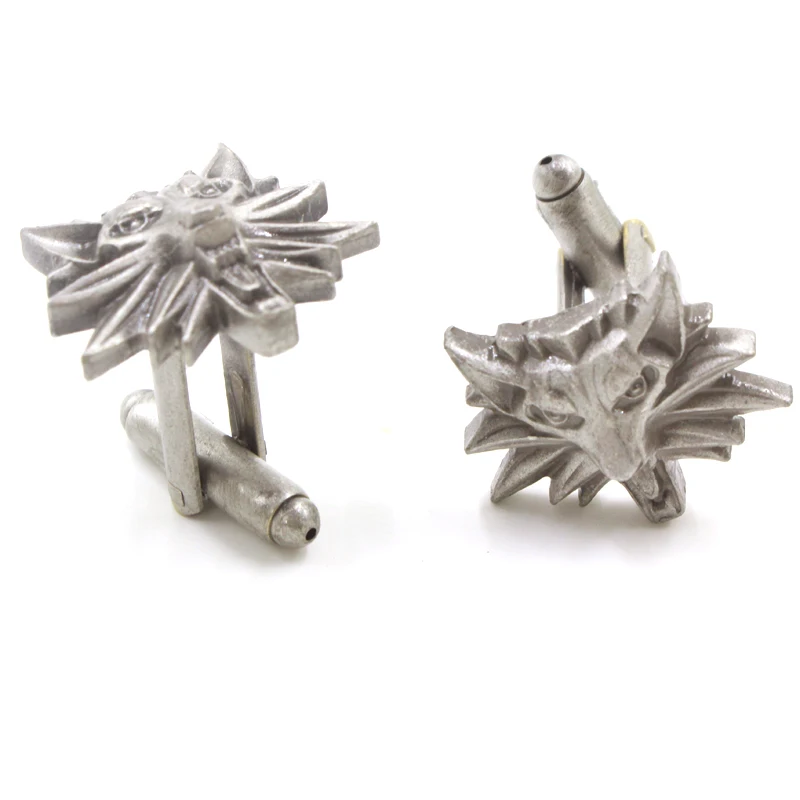 Модные старые оловянные запонки волшебника медальон для полевой охоты оптовая и