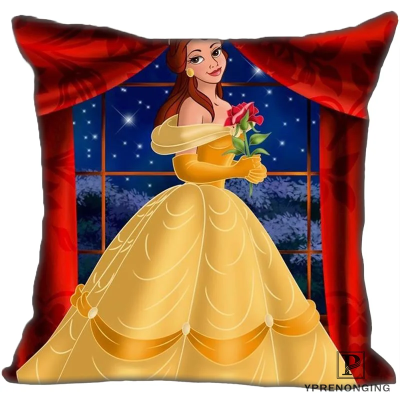 Best Custom beauty-and-the-Beast(1) Наволочка на подушку, спальня домашний квадратный наволочка на молнии(одна сторона)#190404-01-70