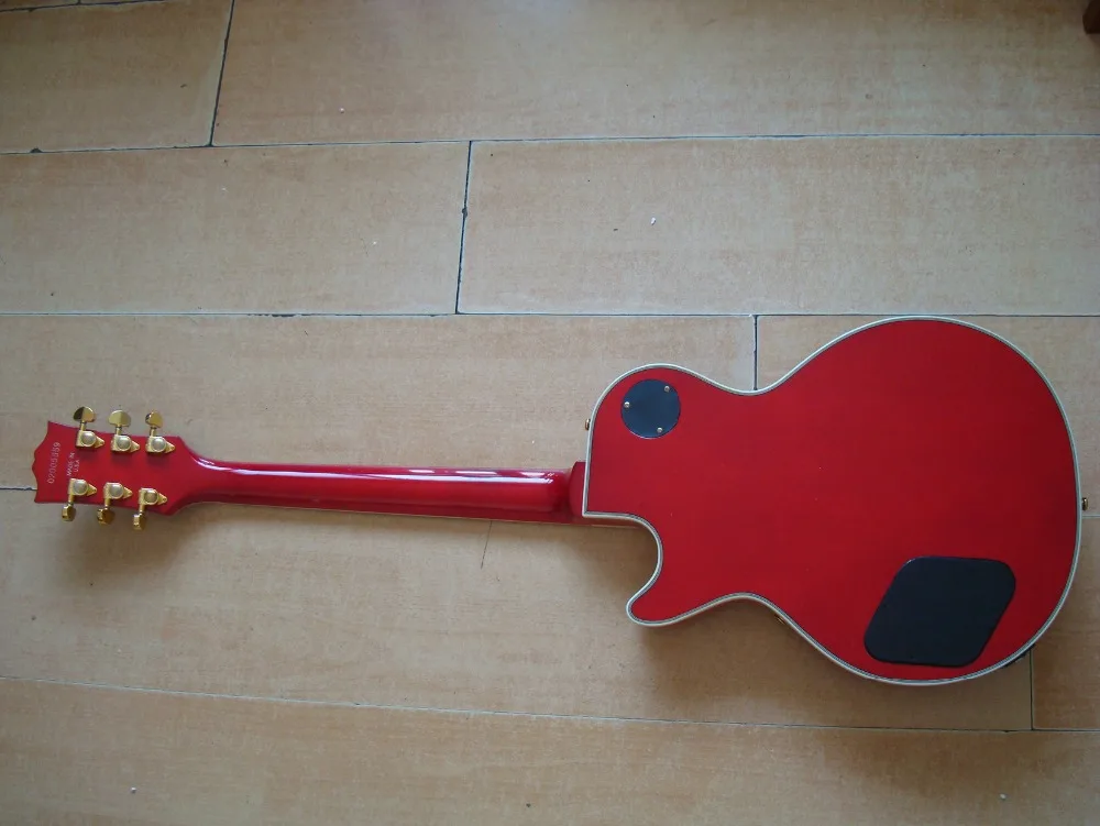 Новый CS cherry sunburst красный AA на заказ гитара из цельного дерева играть хорошо