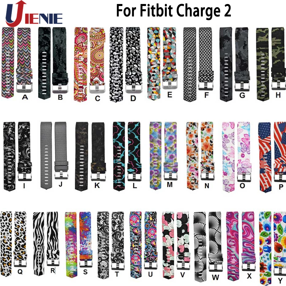 Силиконовый ремешок для наручных часов Fitbit Charge 2 Смарт часы браслет цветной