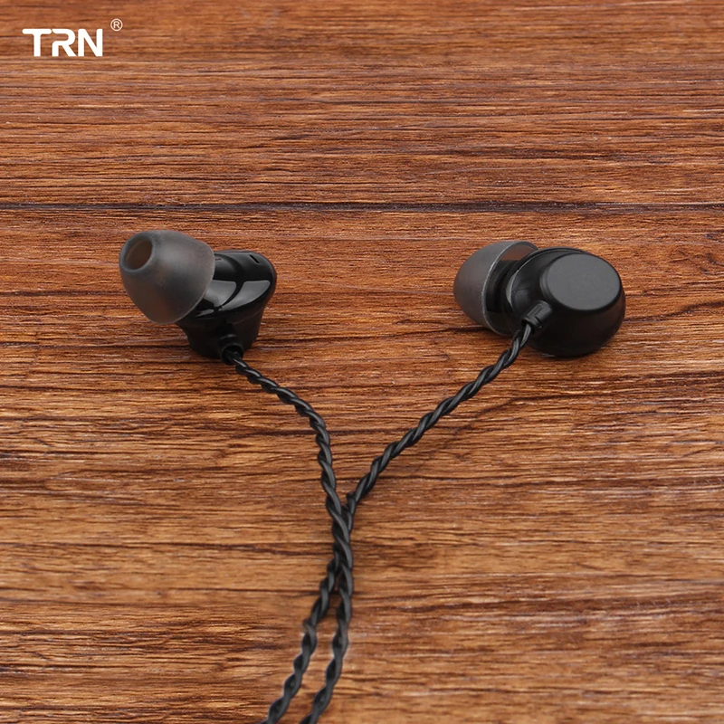 TRN H1 магнитные проводные наушники с контролем в ушах HiFi супер бас игровая