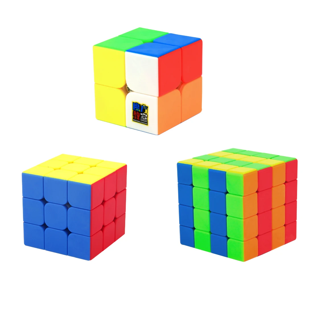3 шт./компл. кубатуры классе MF9302 2x2/3x3/4x4, Магический кубик, серия подарочной коробке-без залипаний