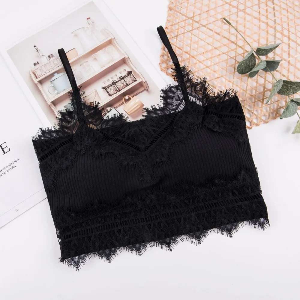 Женский бюстгальтер без косточек сексуальное нижнее белье с кружевной застежкой