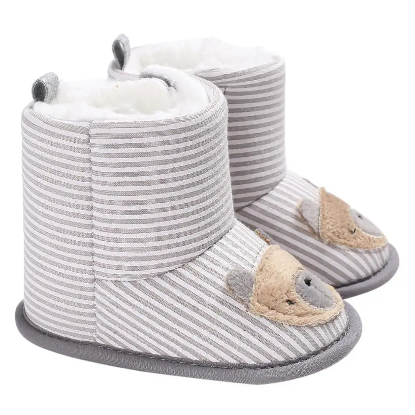 Новейшая детская обувь мягкие ботиночки для мальчиков и девочек зимние сапоги