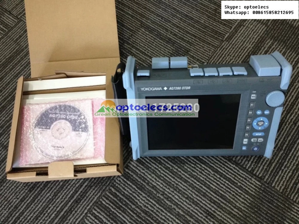 DHL Бесплатная доставка Yokogawa AQ7280/ AQ7282A SM OTDR 38/36dB 1310/1550nm|otdr yokogawa|yokogawa otdr |