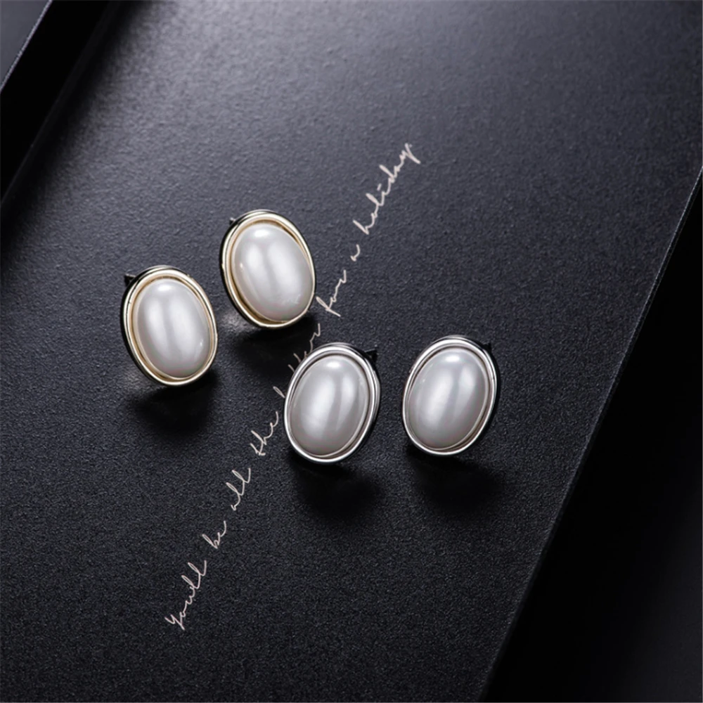 Женские серьги гвоздики с пресноводным жемчугом 2019|Серьги-гвоздики| |