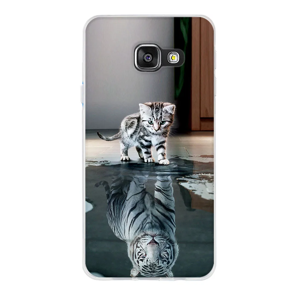 Чехол для Samsung Galaxy A3 2016 мягкий силиконовый чехол из ТПУ с 3D рисунком милый SM A310F A310