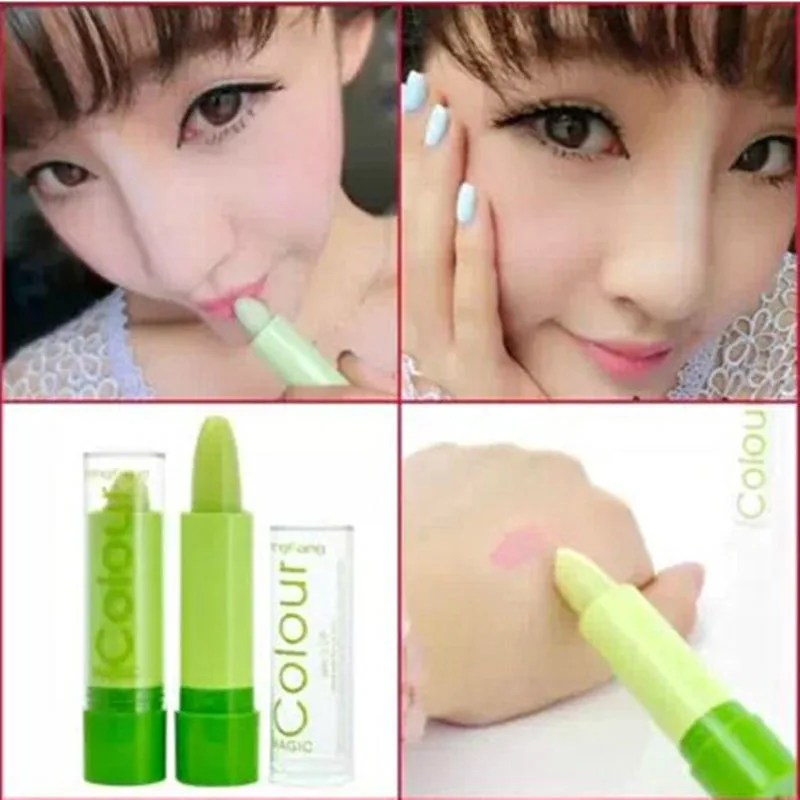 10 шт./лот Магия цвета Температура изменение помада влаги Anti Aging защиты бальзам для