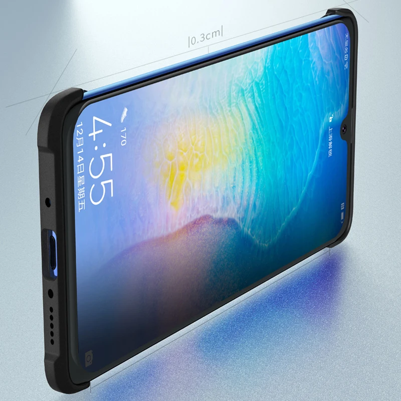 Для huawei mate 20 Pro/mate 20/mate 20X чехол антидетонационный Матовый Акриловый чехол для huawei mate 20 20Pro чехол для телефона