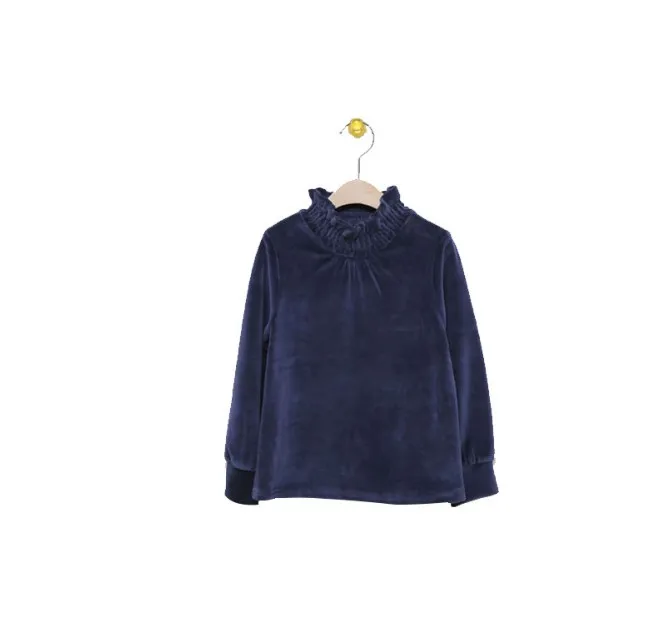 

Girls Autumn Dress Sets Clothes Children's Turtleneck Velvet T-Shirts+Woolen Plaid Dress 2pcs Dress Sets Kids Party Dresses