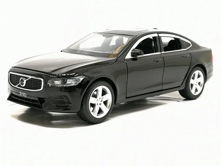 1/32 Volvo S90 T5 литая под давлением Модель автомобиля игрушки с светильник для детей Коллекция подарков для мальчиков - Цвет: E