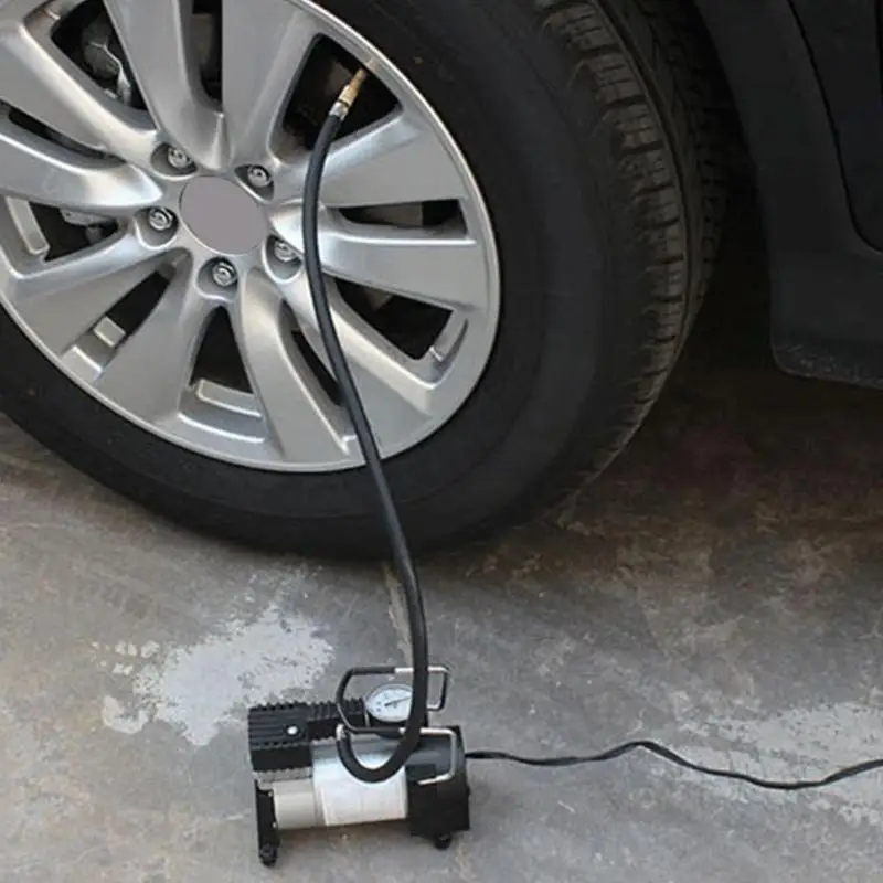 12v150psi сверхмощный роскошный портативный металлический воздушный компрессор для автомобильных шин