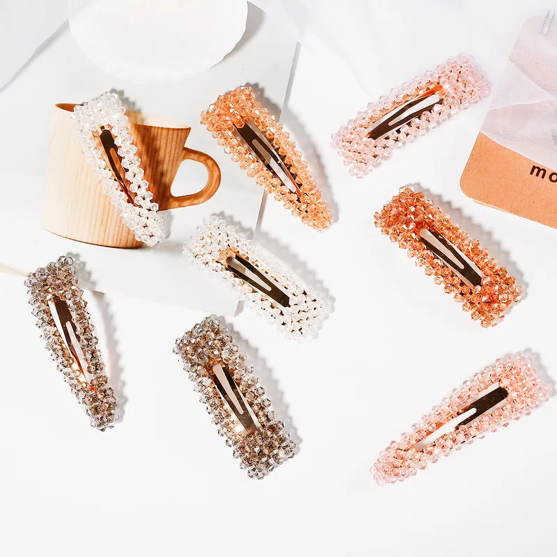 2 шт./лот заколка для волос с кристаллами девочек аксессуары укладки женщин |