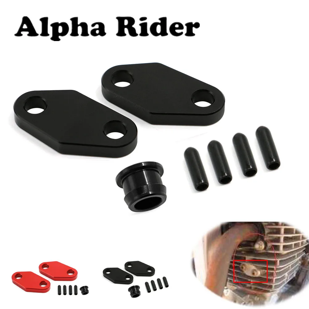 Детали двигателя мотоцикла Блокировка пластины для Honda NX650 1988 1989 / XR650L 1993 2016 черный
