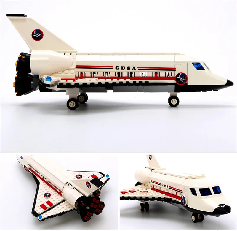 297 шт. космический Космический Шаттл корабль строительные блоки наборы