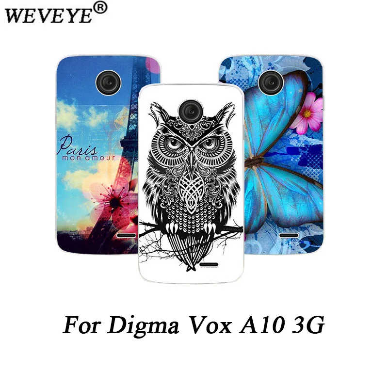 Модный чехол с рисунком для Digma Vox A10 3g, чехлы высокого качества из ТПУ, Мягкие стильные чехлы для Digma Vox A10 3g 4,", защитный чехол