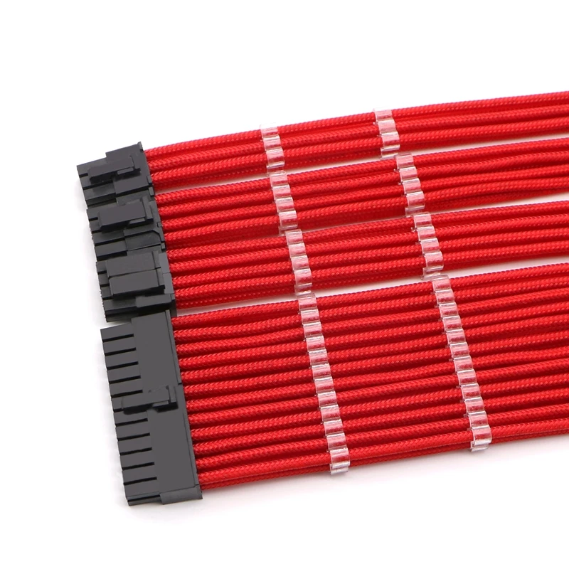 Основные удлинитель Kit-материнская плата ATX 24Pin/4 + 4Pin PCI-E 6 2Pin/6Pin Мощность с 2 шт.