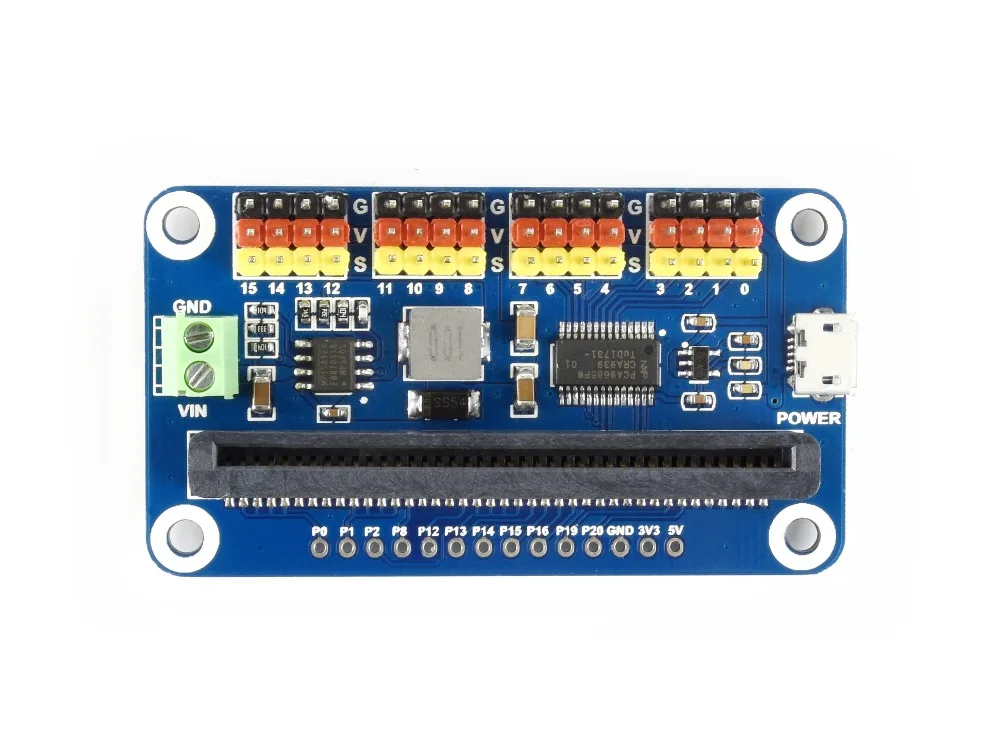 Набор металлических ручек для робота Waveshare 4-DOF micro:bit Bluetooth пульт дистанционного