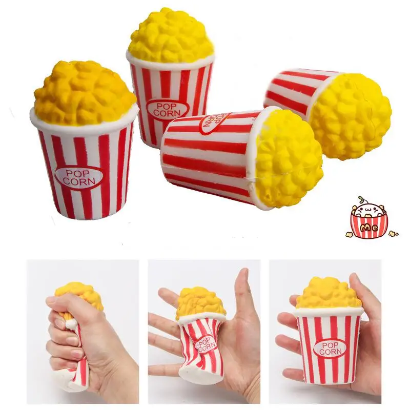 

Сжимаемые декомпрессионные игрушки в форме попкорна Jumbo Squishy медленно восстанавливающие форму сжималки в пучок LX4378