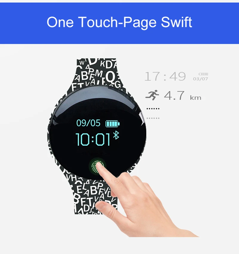 Умные часы Bluetooth для IOS Android мужские и женские спортивные умные с шагомером