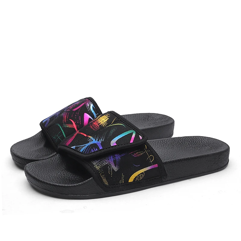 Мужские шлепанцы с открытым носком Мягкие Шлепанцы на лето 2019 | Обувь