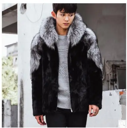 Casaco Masculino Мужские Сезон осень зима куртка из искусственного меха пальто для