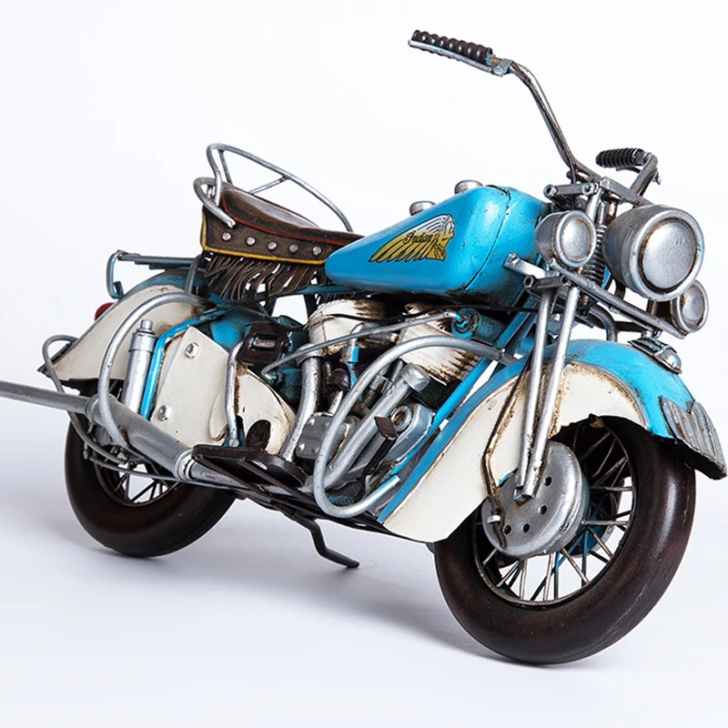 American country retro 53 years Indian motorcycle model Bar Cafe studio clothing shop window display of children room decoration | Дом и сад