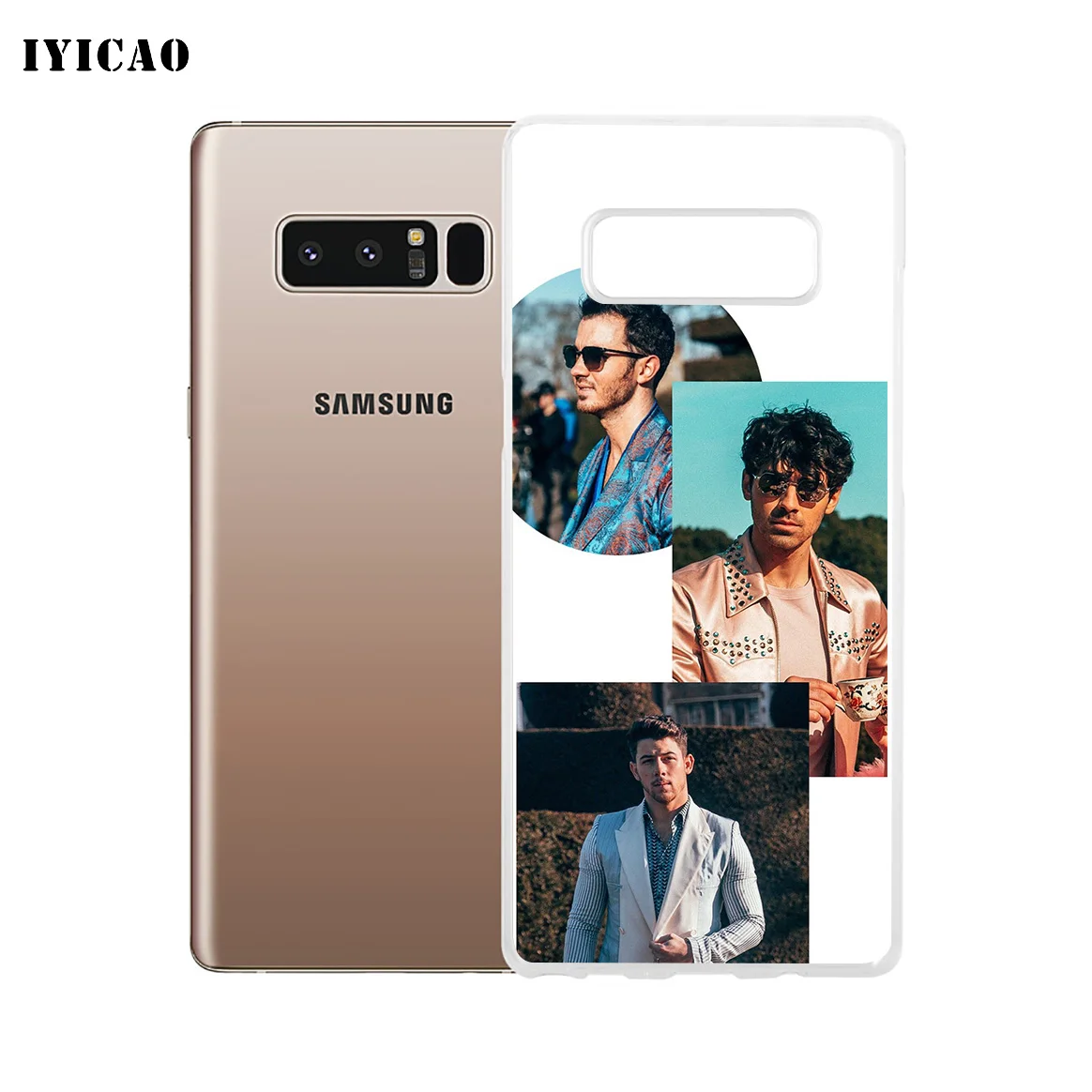IYICAO Rock band Jonas Brothers Soft Silicone Phone Case for Samsung A5 A6 Plus A7 A8 A9 J3 J5 J7 Note 8 9 TPU Cover | Мобильные