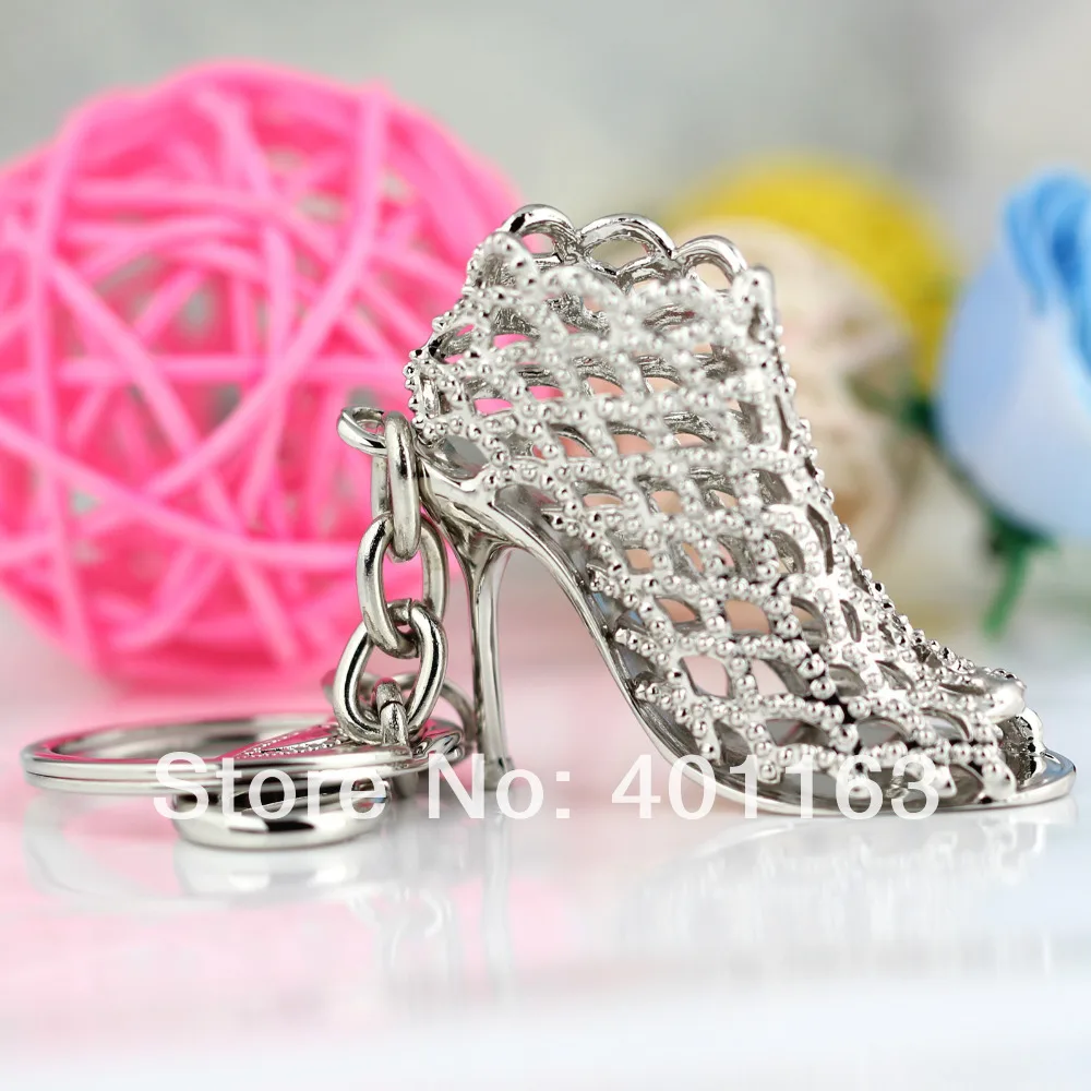 Брелок для ключей на высоком каблуке креативный Модный изысканный Дамский